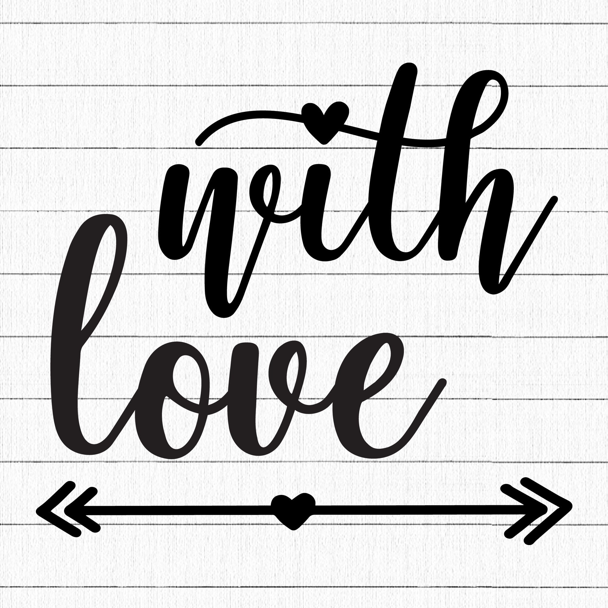With Love SVG | M19F36
