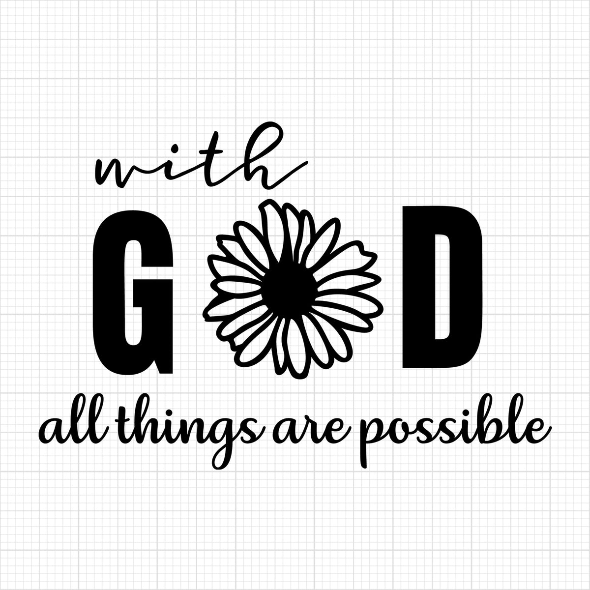 With god all things are possible