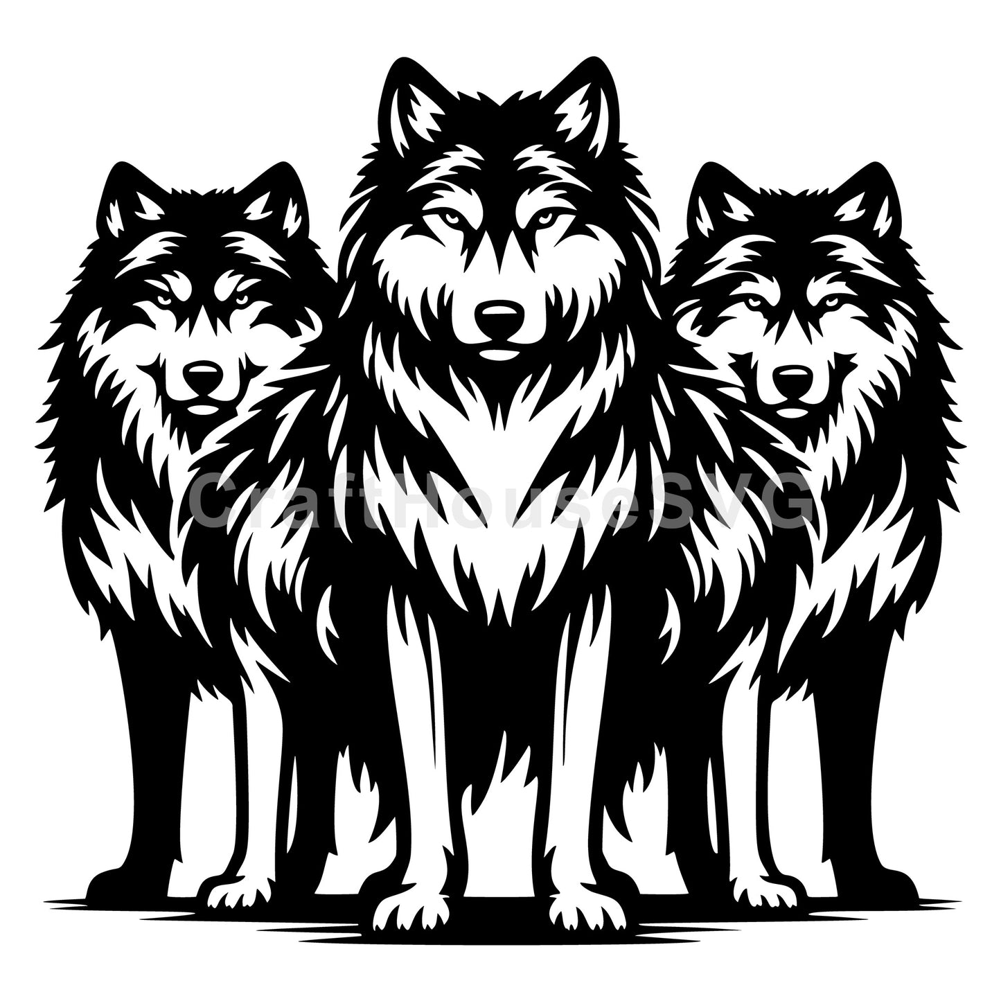 Wolves SVG - Craft House SVG