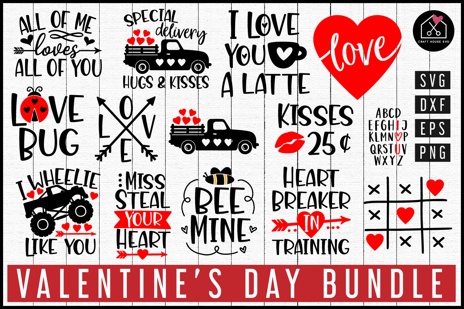Valentine SVG Bundle