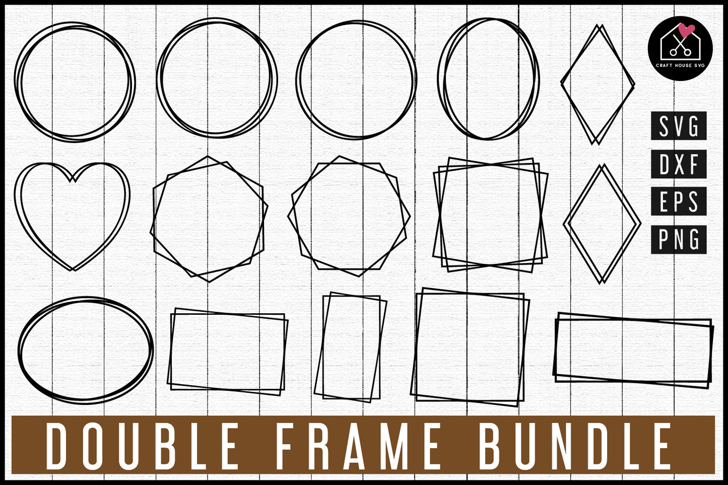 Double Frame SVG Bundle