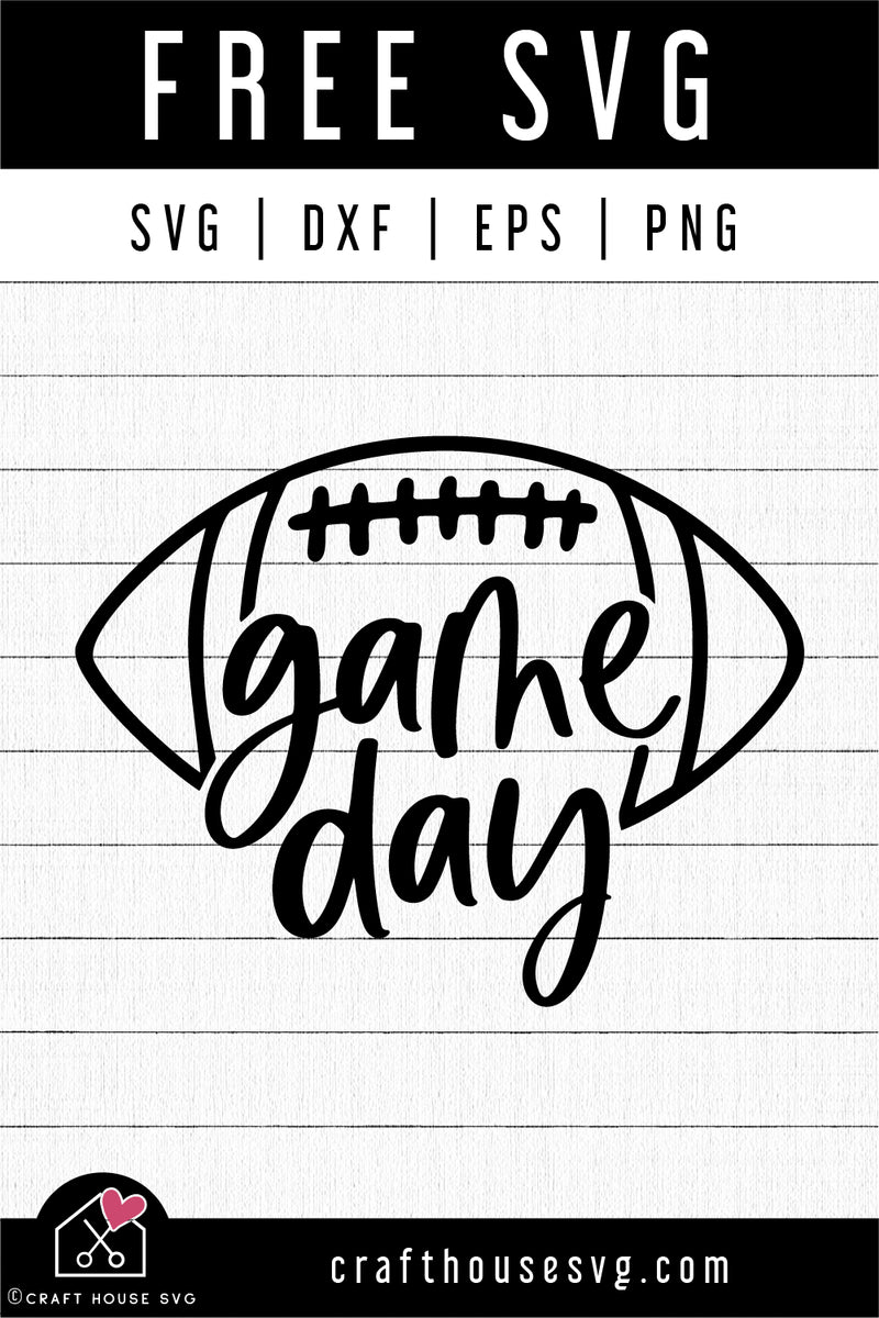 Super Bowl Game Day Free SVG File - Simple Made Pretty (2023)