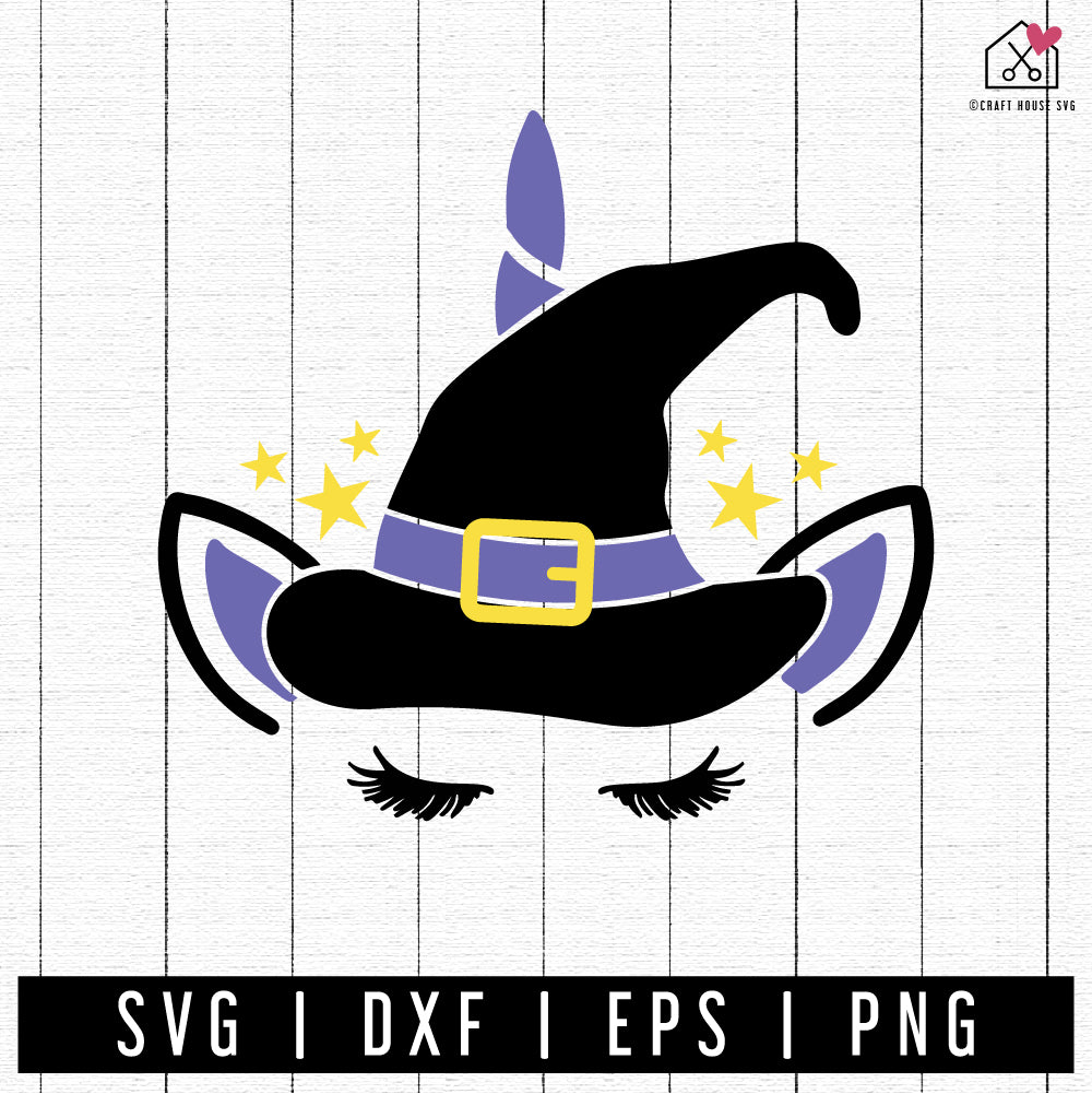 FREE Unicorn Witch SVG | FB270
