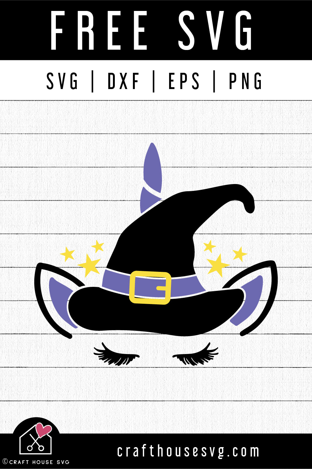 FREE Unicorn Witch SVG | FB270