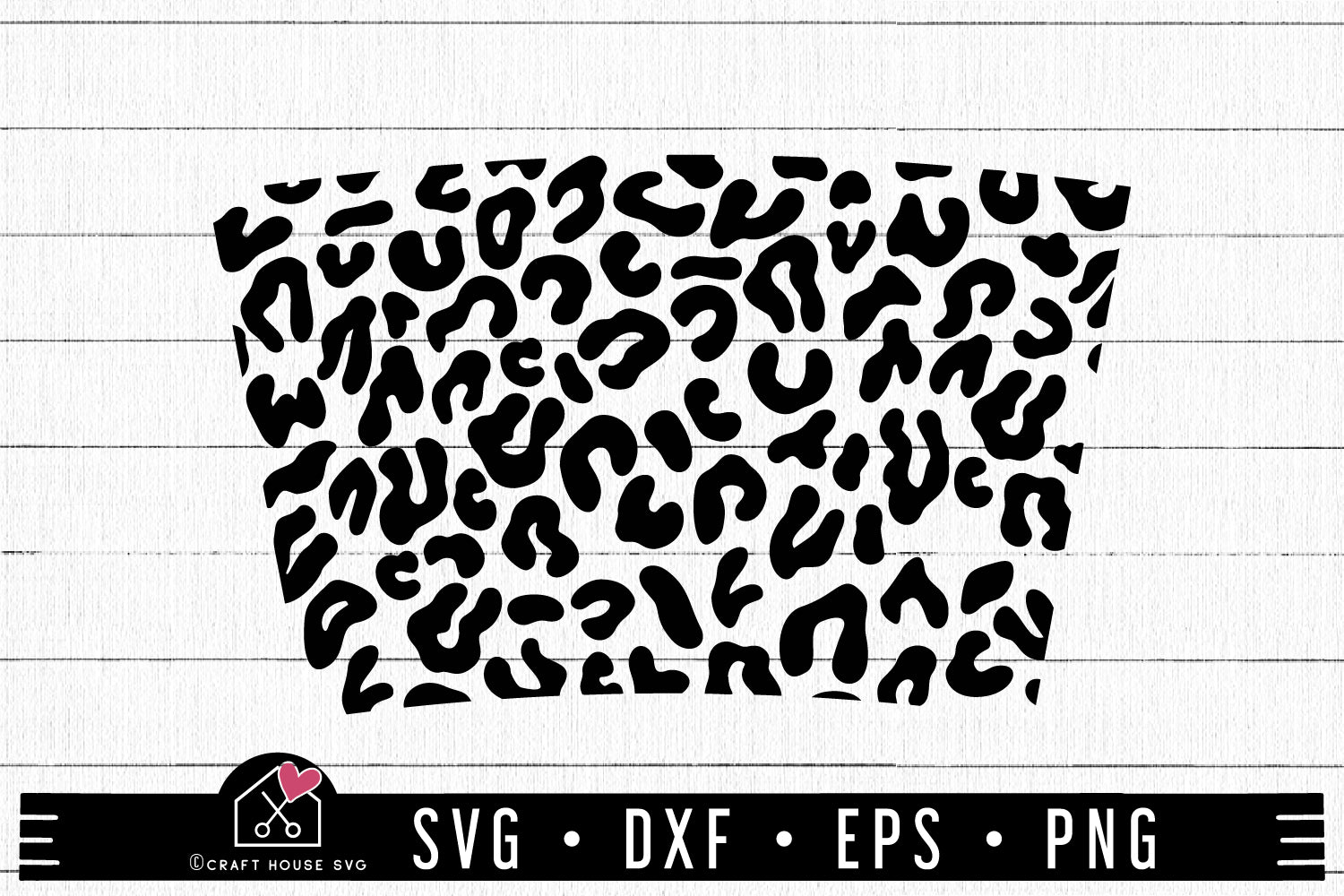 Leopard Print Leopard Spots Svg, Png, Dxf and Eps 4 Formats Vector