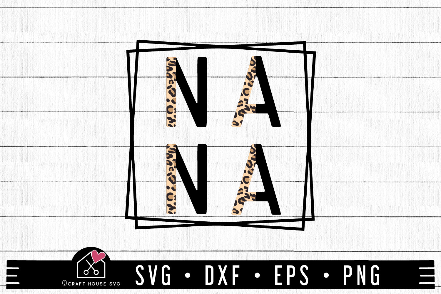 FREE Nana Leopard Print SVG | FB299