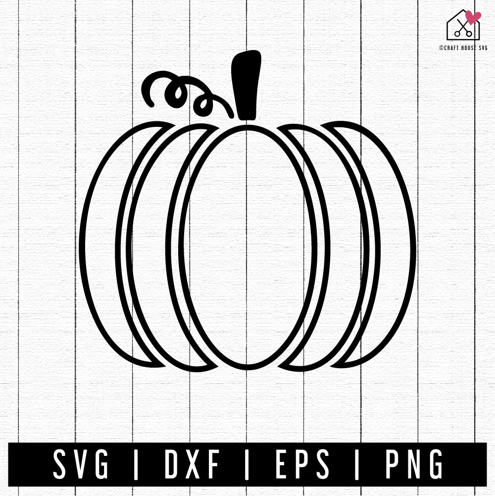 FREE Pumpkin Outline SVG | FB306