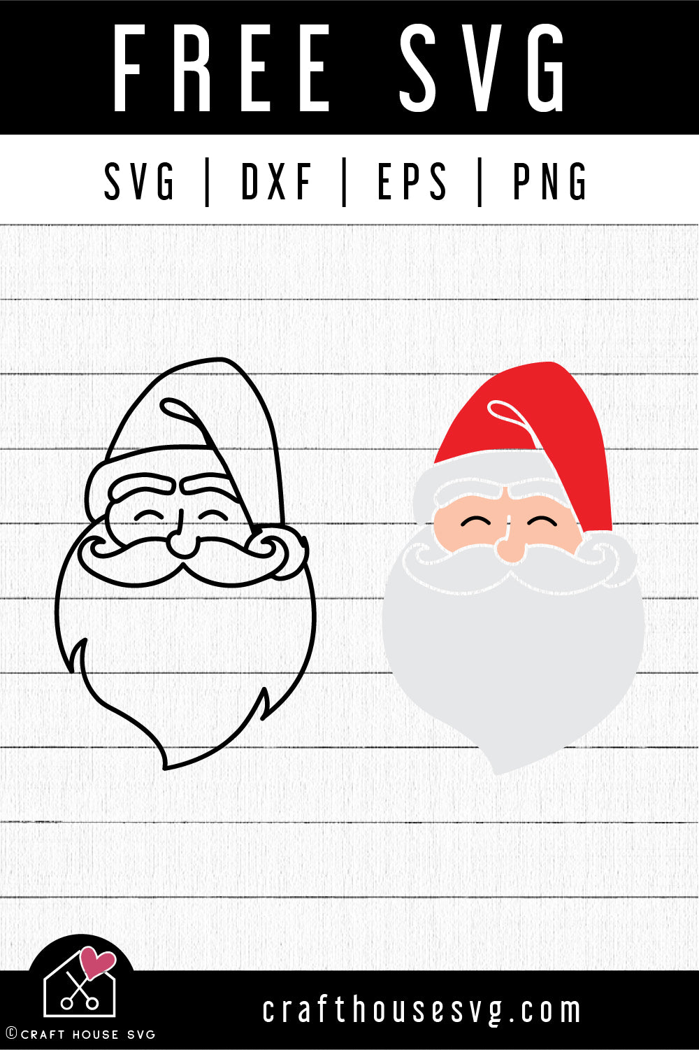 FREE Santa Christmas SVG FB336