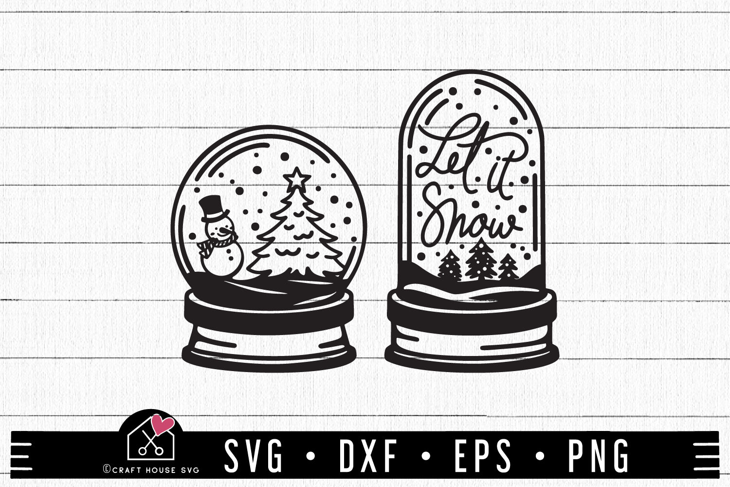 FREE Snow Globe SVG | A Christmas and Winter SVG FB363