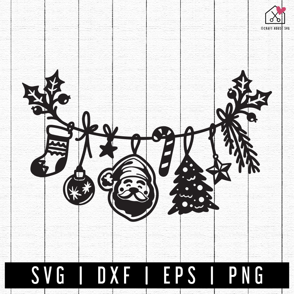 FREE Hanging Christmas Decoration SVG FB364
