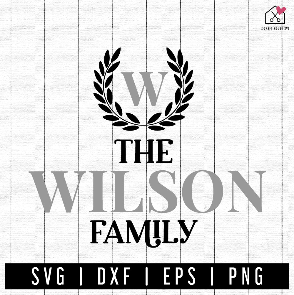 FREE Family Monogram SVG | Family SVG FB371