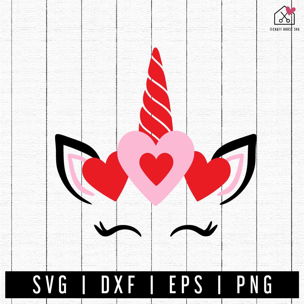 FREE Unicorn Valentine SVG FB388