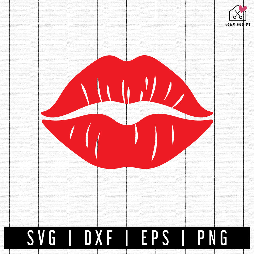 FREE Lips SVG Kisses cut file FB405