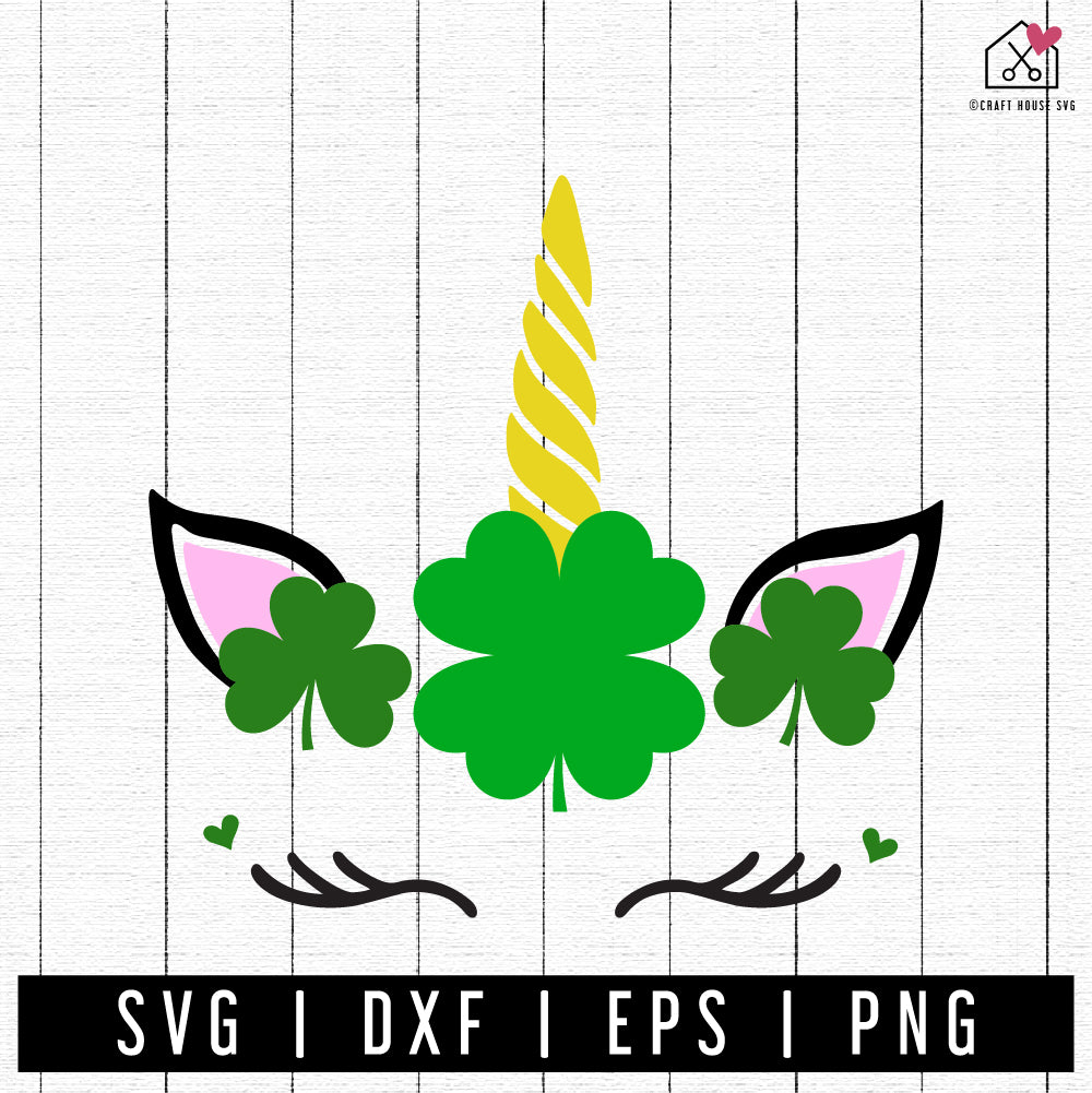FREE St. Patrick's Day Unicorn SVG | FB436