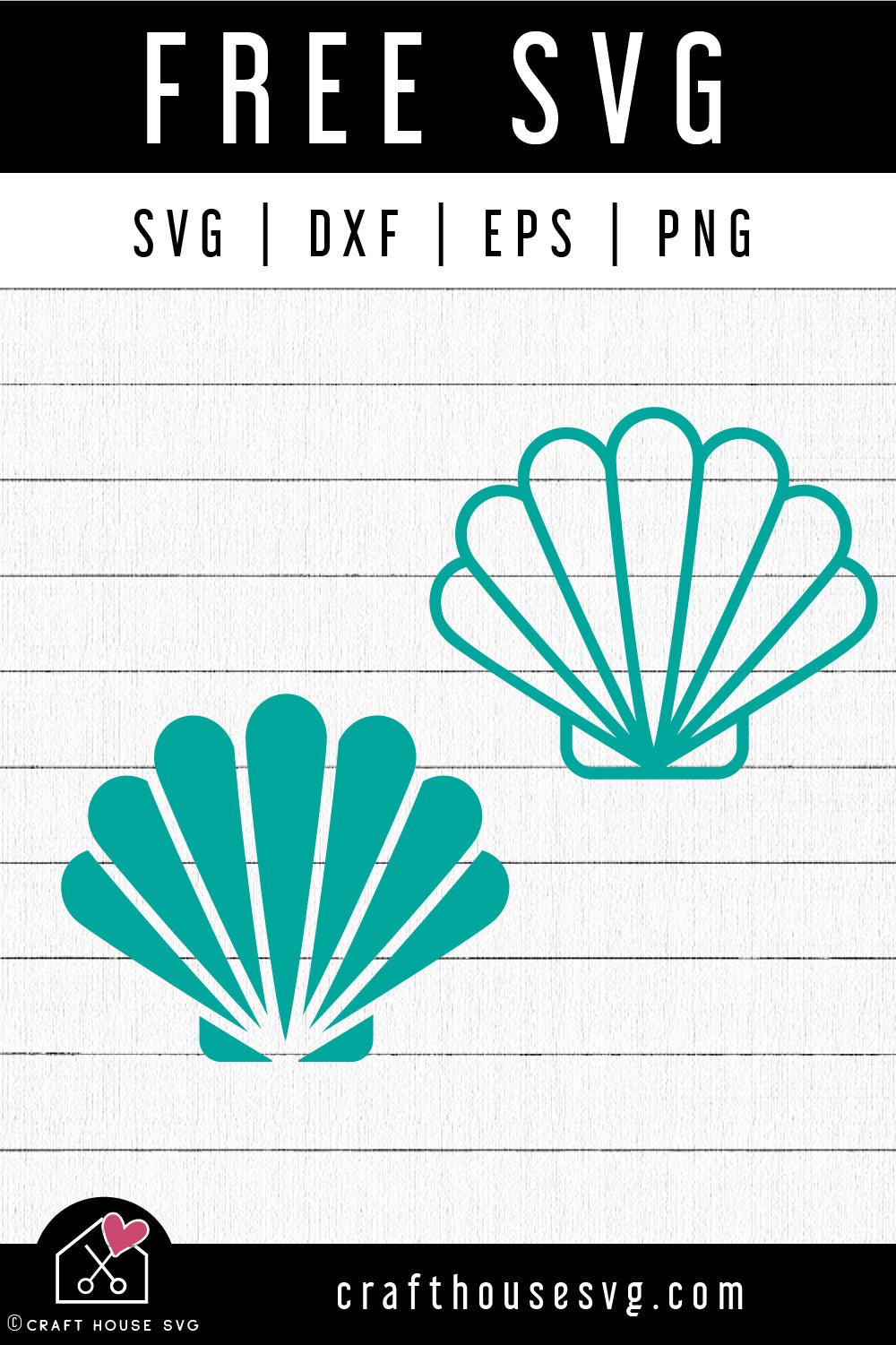 FREE Shell SVG Summer Shirt Cut Files