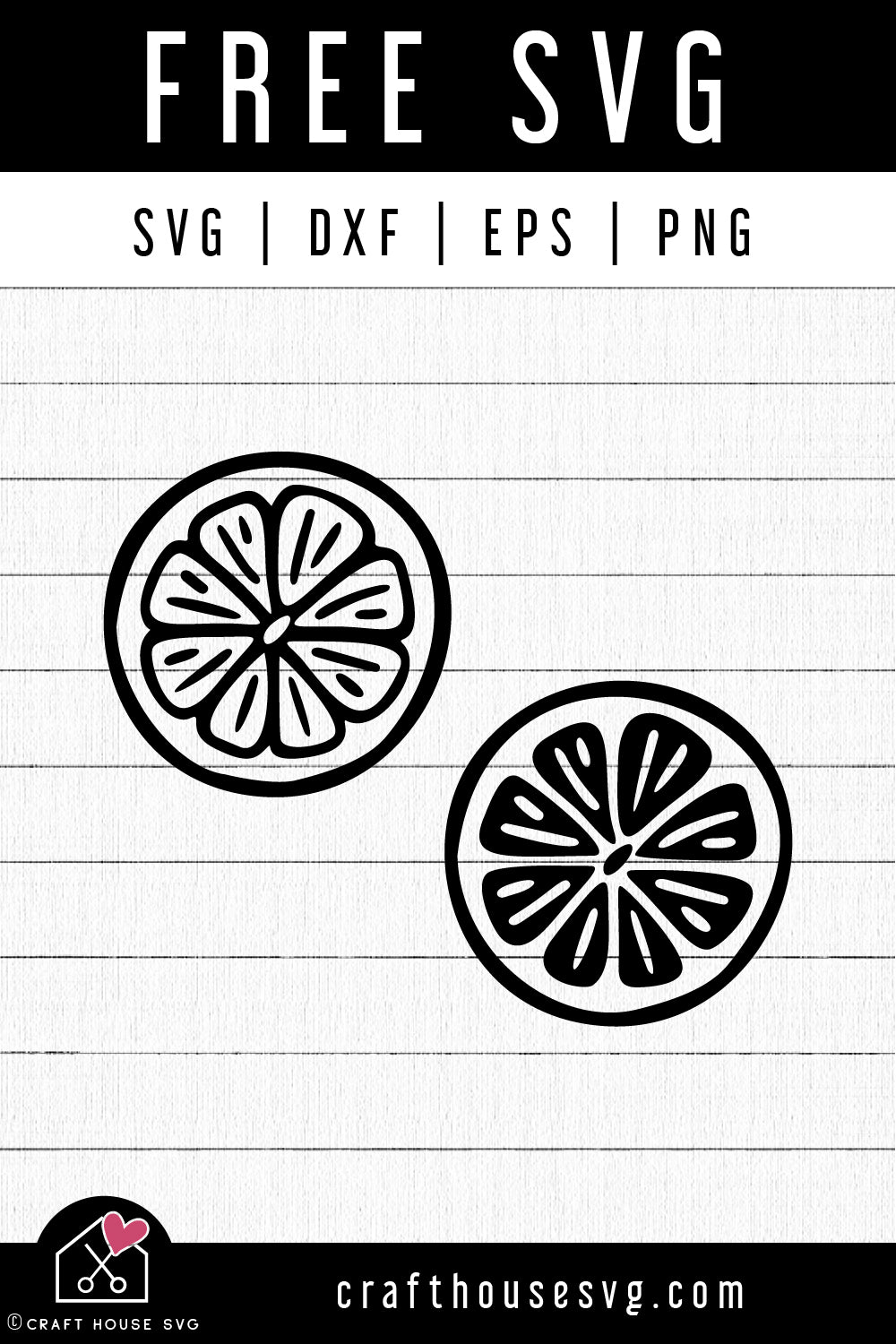 FREE Hand Drawn Lemon SVG Kitchen Cut Files