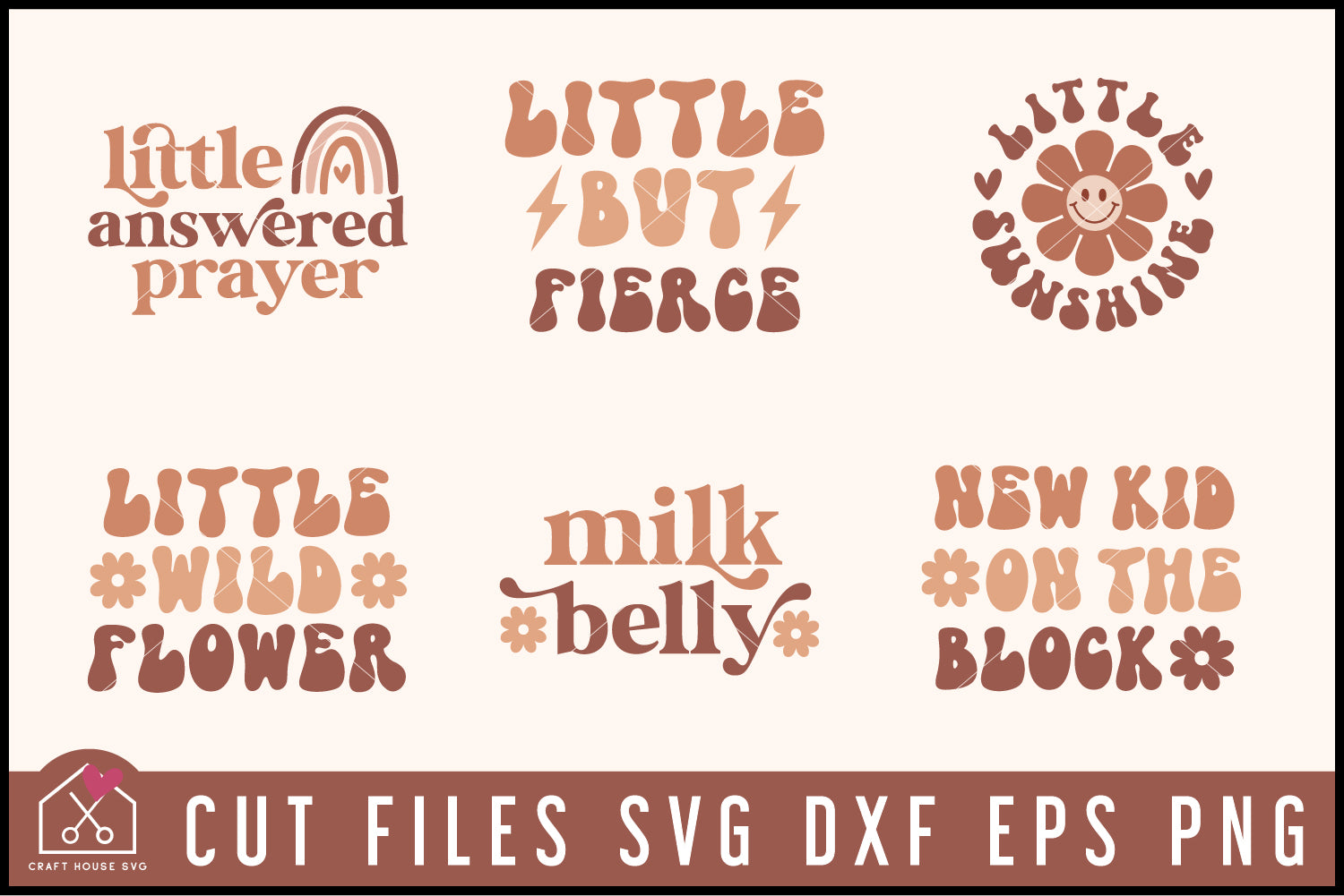 Boho Baby SVG Bundle