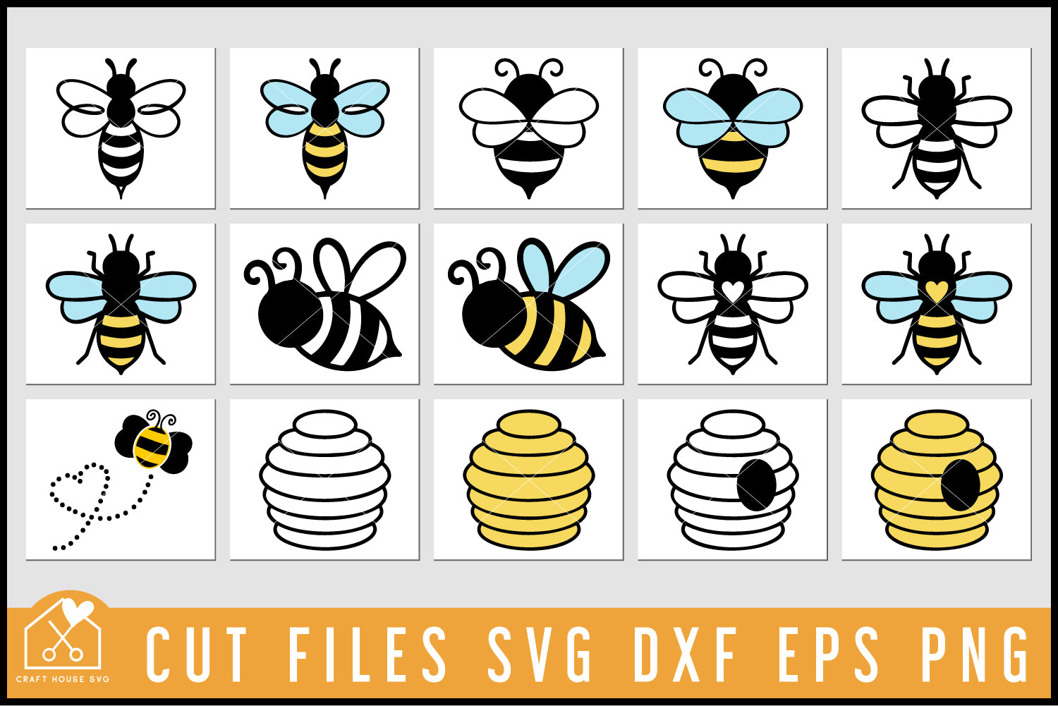 Bee SVG Bundle