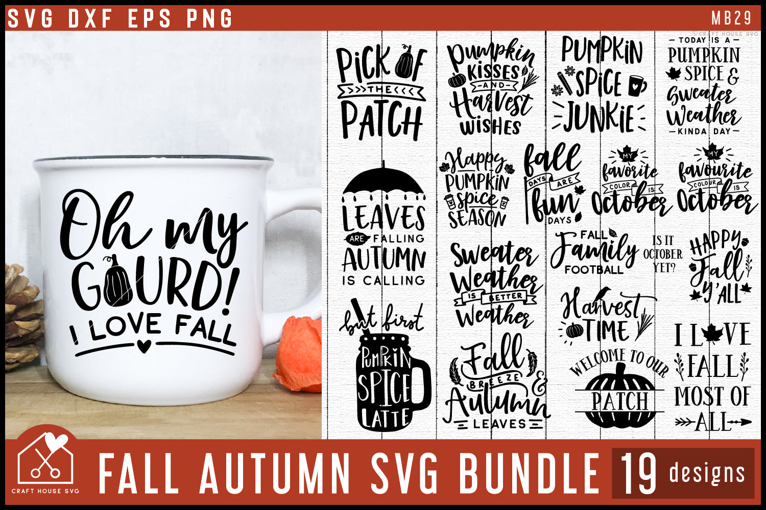 Fall Autumn SVG Bundle