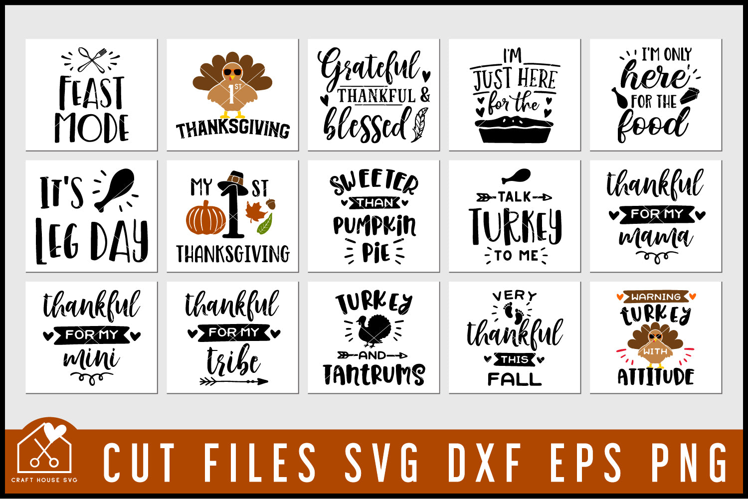Thanksgiving Shirt Designs SVG Bundle
