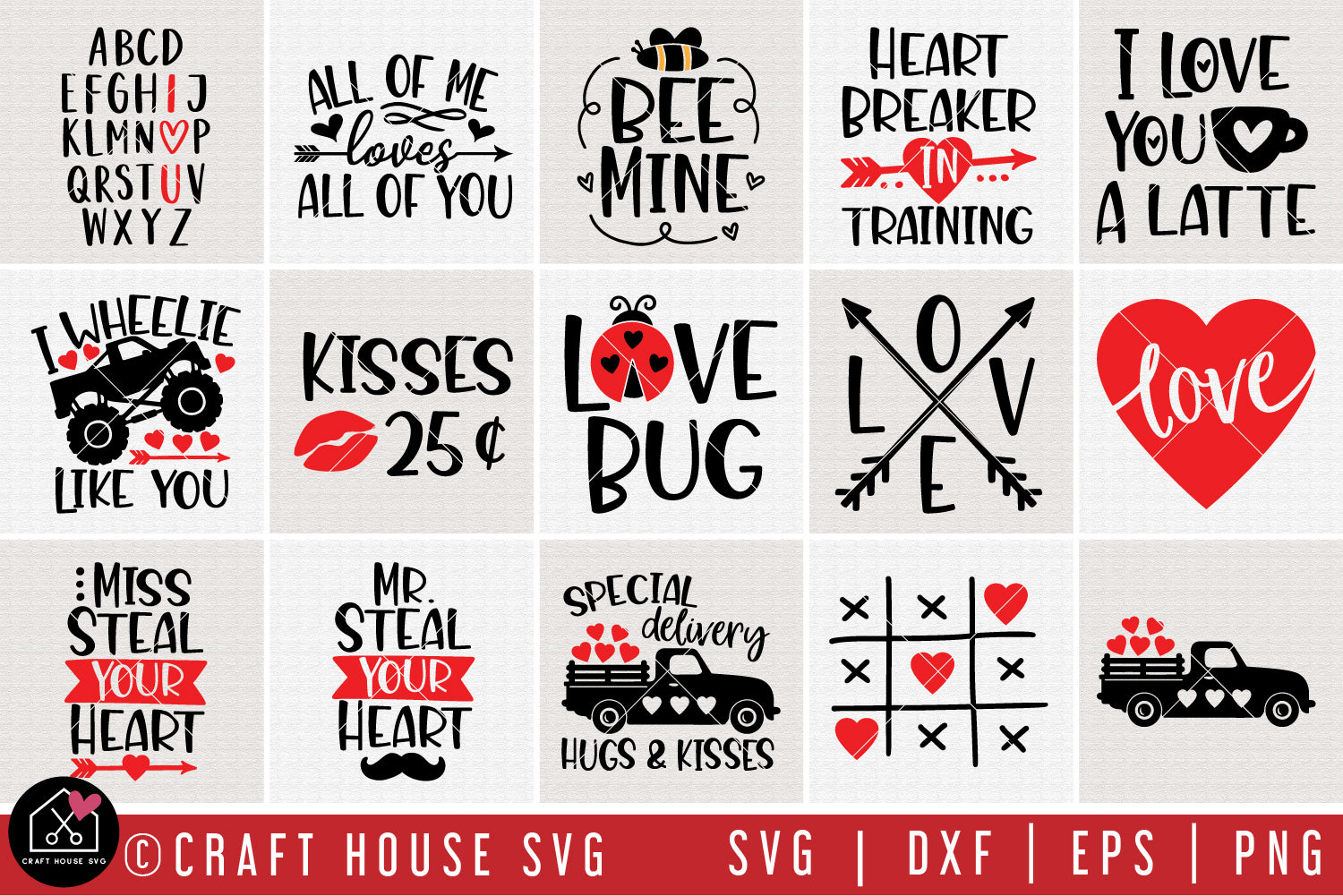 Valentine SVG Bundle