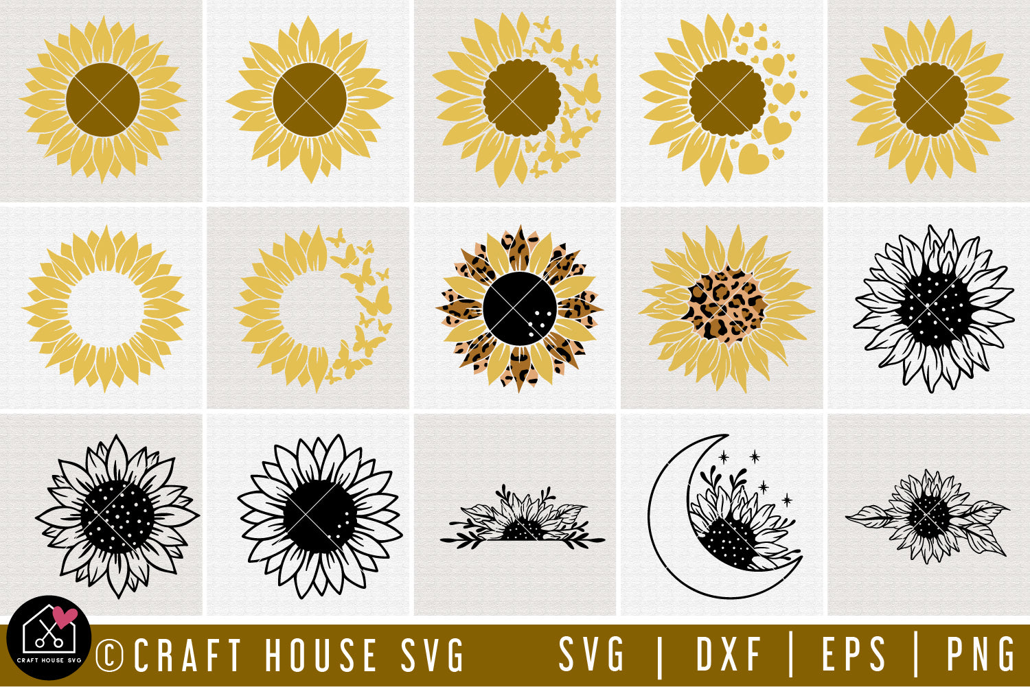 Sunflower SVG Bundle