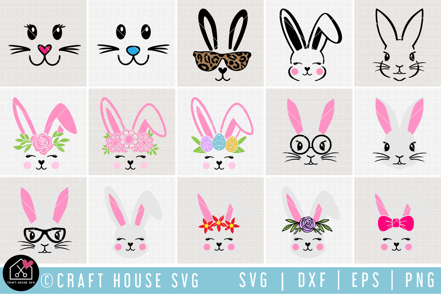 Easter Bunny SVG Bundle