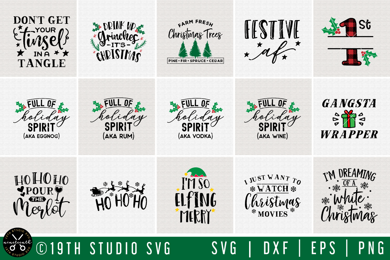 Christmas SVG Bundle | MB56 Craft House SVG - SVG files for Cricut and Silhouette