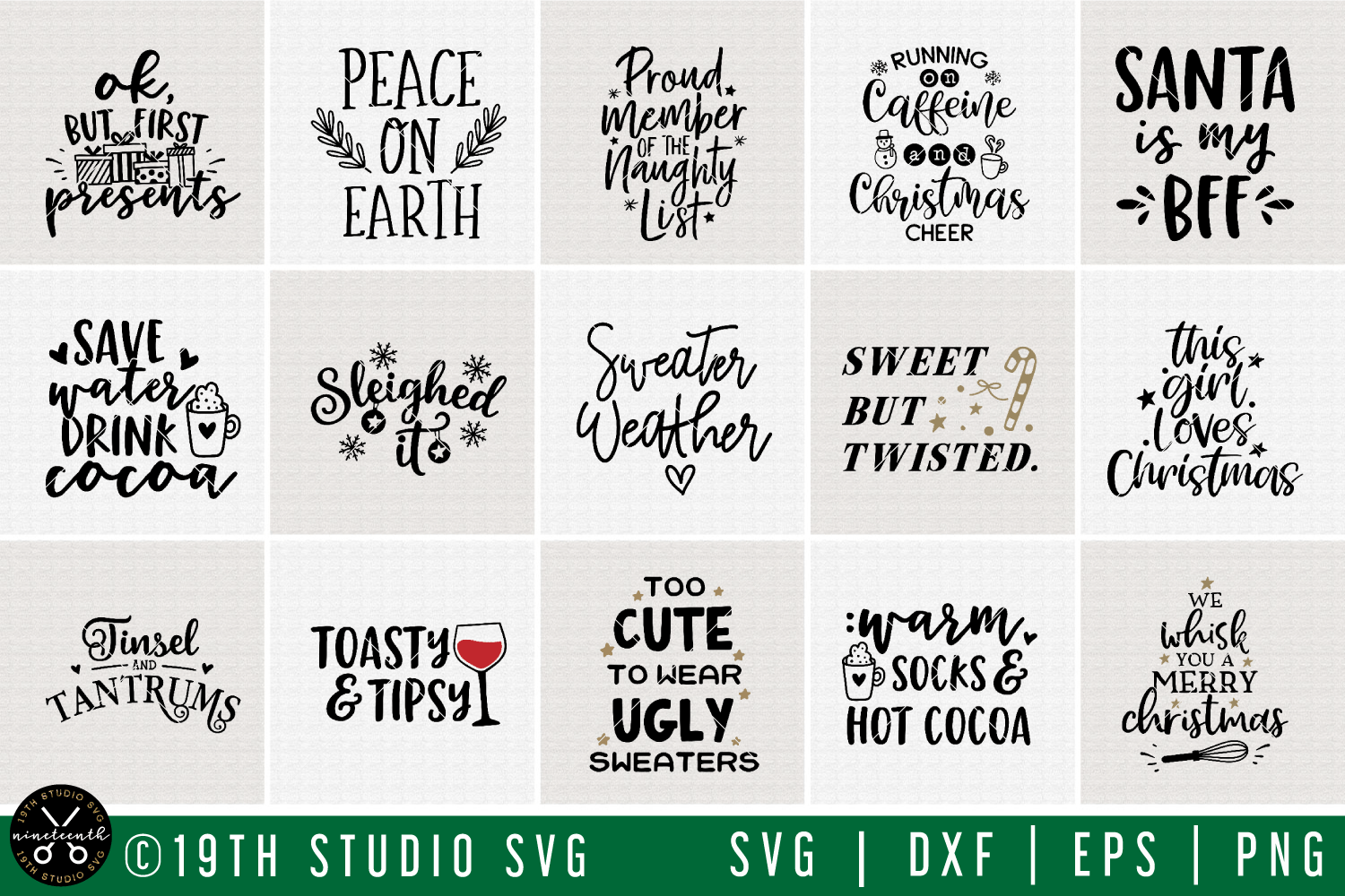 Christmas SVG Bundle | MB56 Craft House SVG - SVG files for Cricut and Silhouette