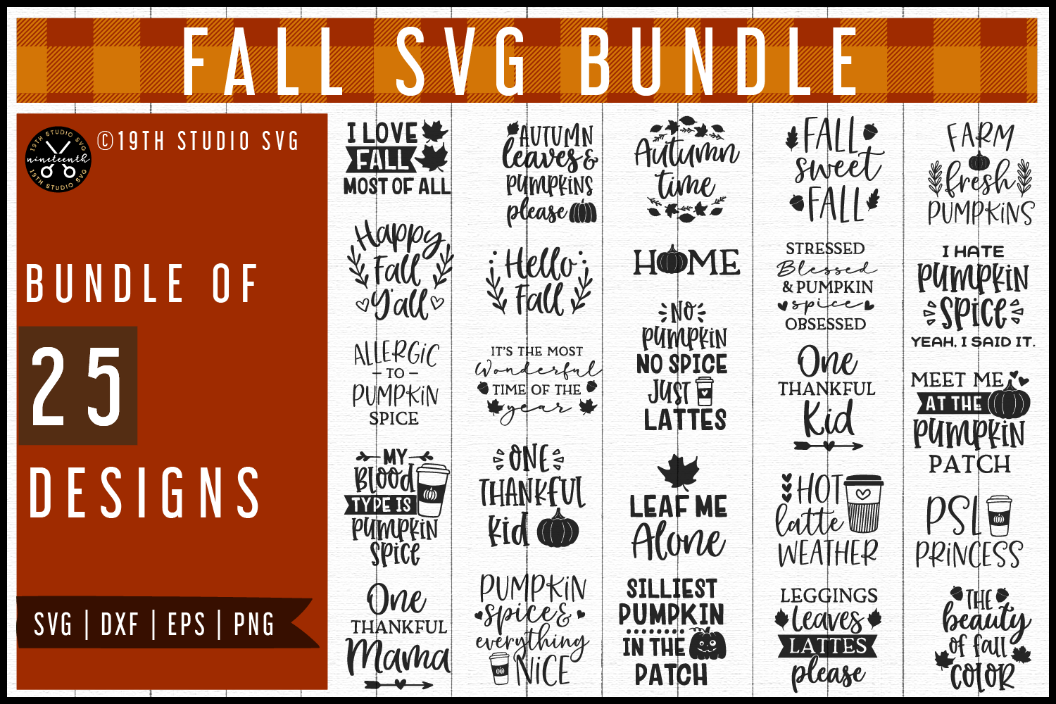 Fall SVG Bundle | MB57 Craft House SVG - SVG files for Cricut and Silhouette