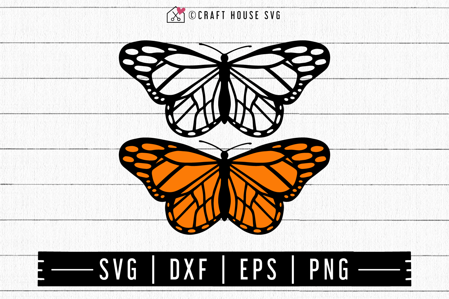 FREE Butterfly SVG | FB118 Craft House SVG - SVG files for Cricut and Silhouette