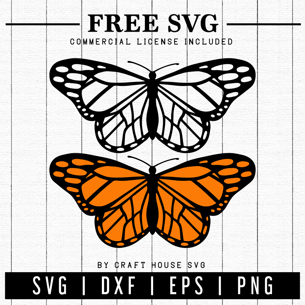 Monarch Butterfly SVG, PNG, PDF, Butterfly Bundle, Butterflies PNG