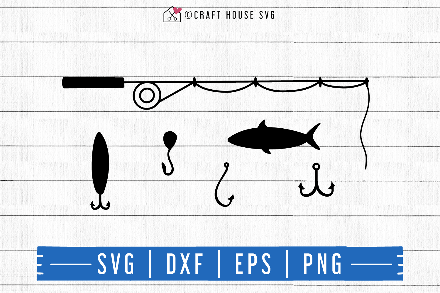 FREE Fishing rod SVG | FB114