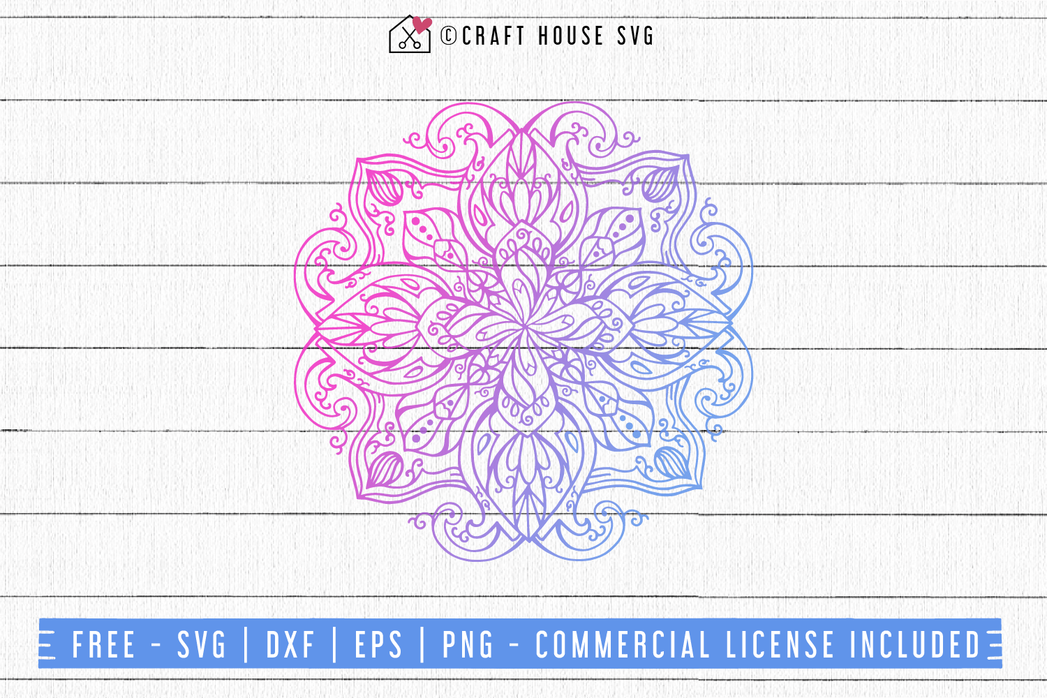 Free Mandala SVG | FB78 Craft House SVG - SVG files for Cricut and Silhouette