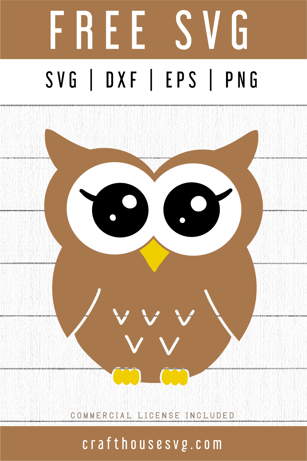 Free Owl SVG | FB60 Craft House SVG - SVG files for Cricut and Silhouette