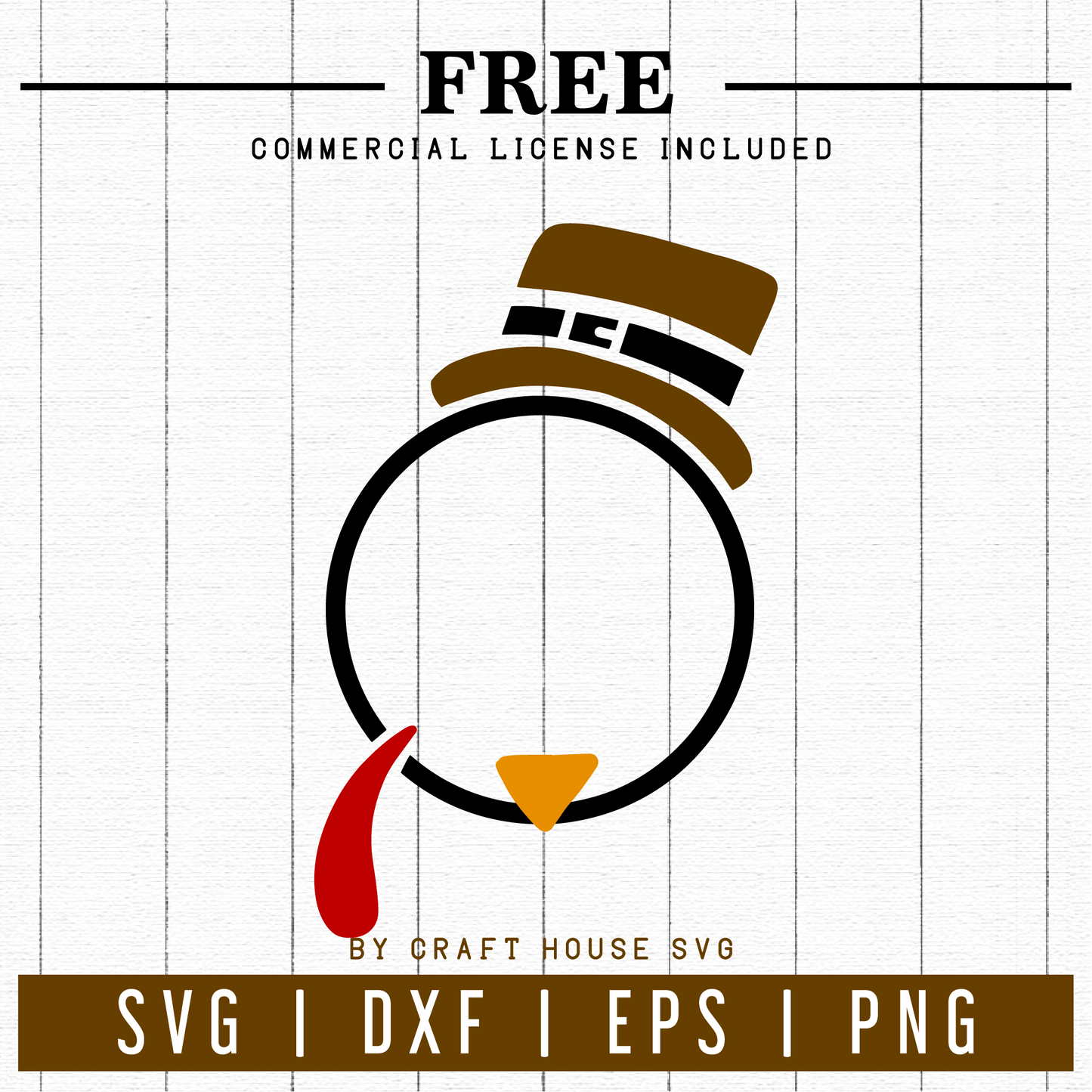 FREE | Thanksgiving Monogram Frame SVG | FB39 Craft House SVG - SVG files for Cricut and Silhouette