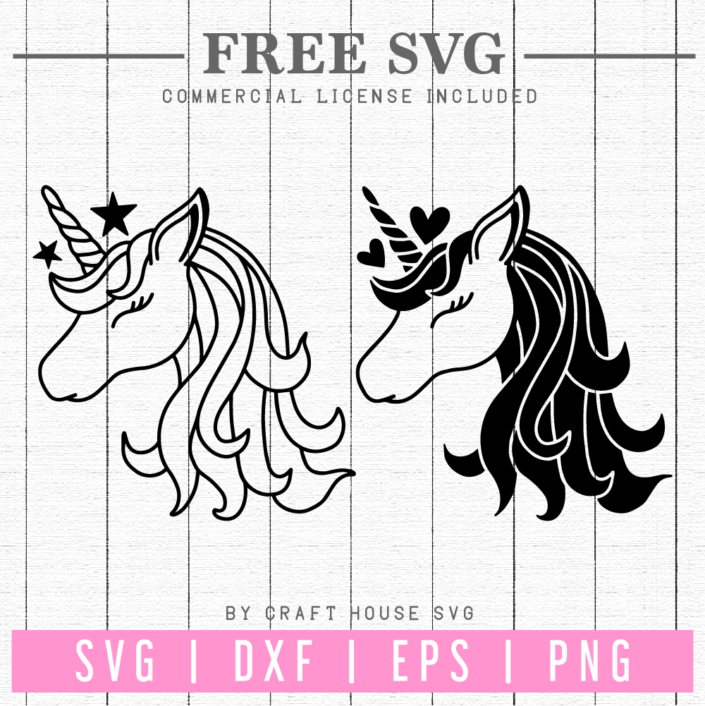 FREE Unicorn SVG | FB94 Craft House SVG - SVG files for Cricut and Silhouette