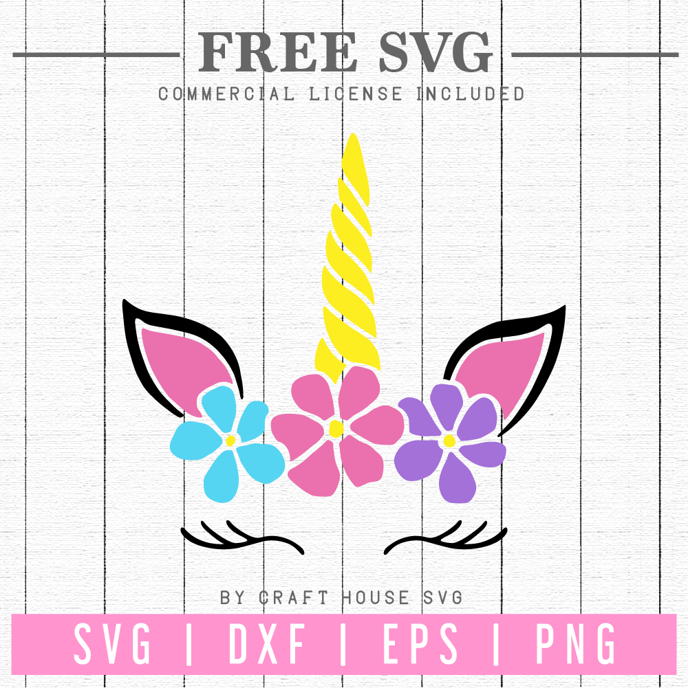 FREE Unicorn SVG | FB95 Craft House SVG - SVG files for Cricut and Silhouette