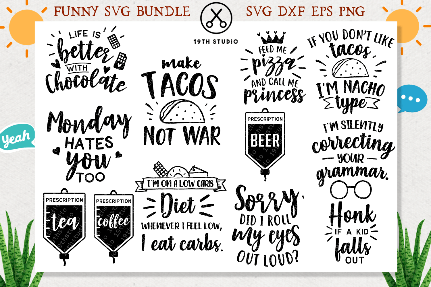 Funny quotes SVG bundle - M4 Craft House SVG - SVG files for Cricut and Silhouette