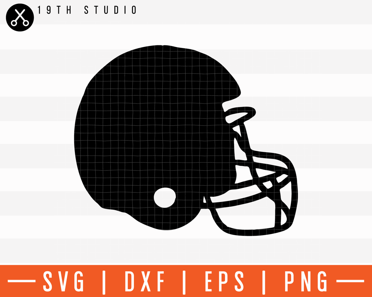 Football Helmet SVG File – Simply Crafty SVGs