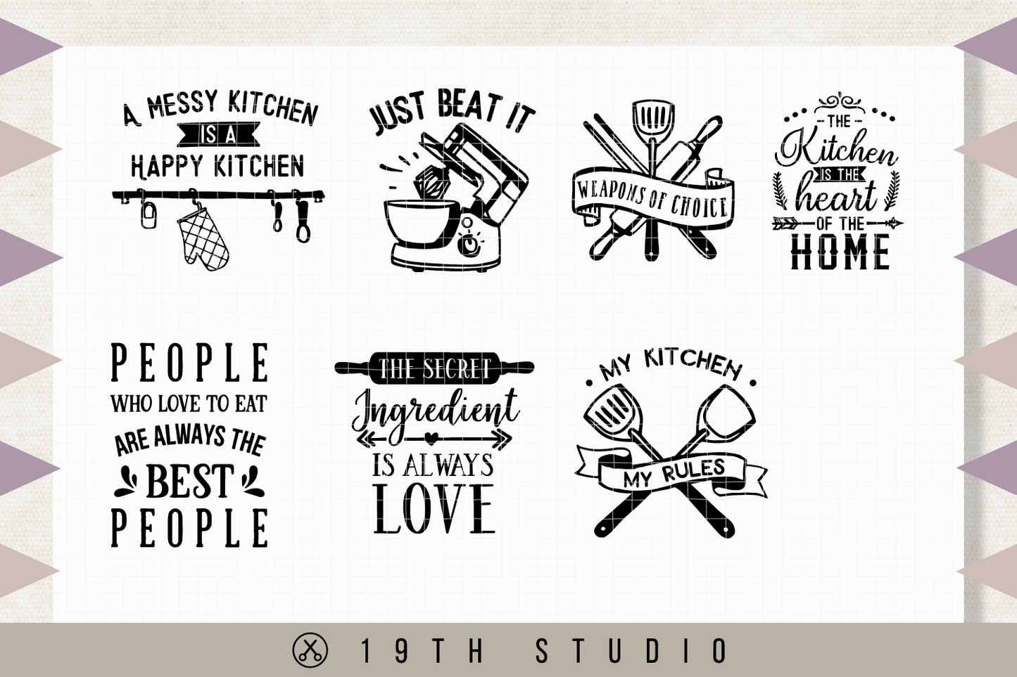 Kitchen SVG Bundle - Craft House SVG