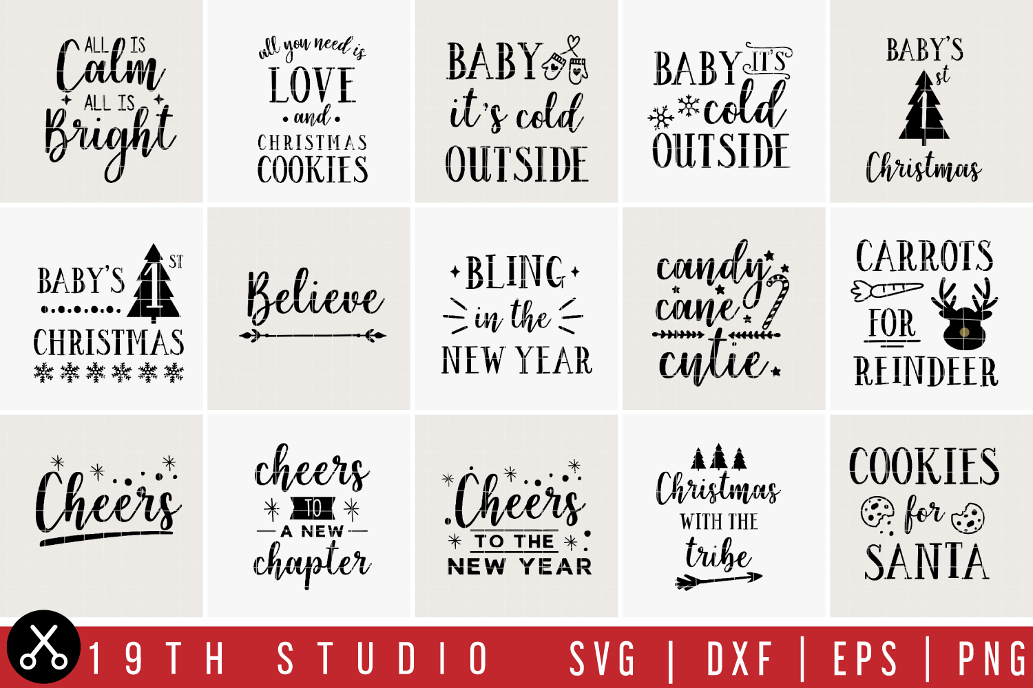 Mega Holidays SVG Bundle - M21 Craft House SVG - SVG files for Cricut and Silhouette
