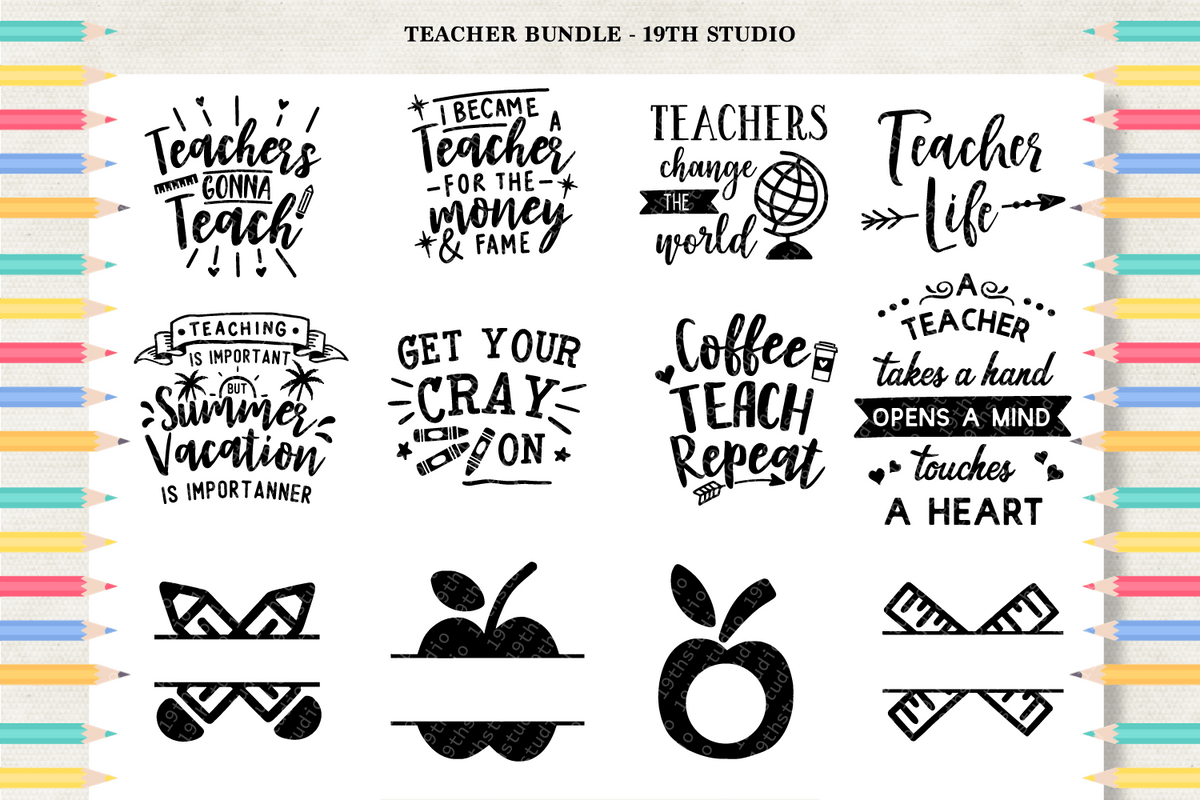 Teacher Svg Bundle 