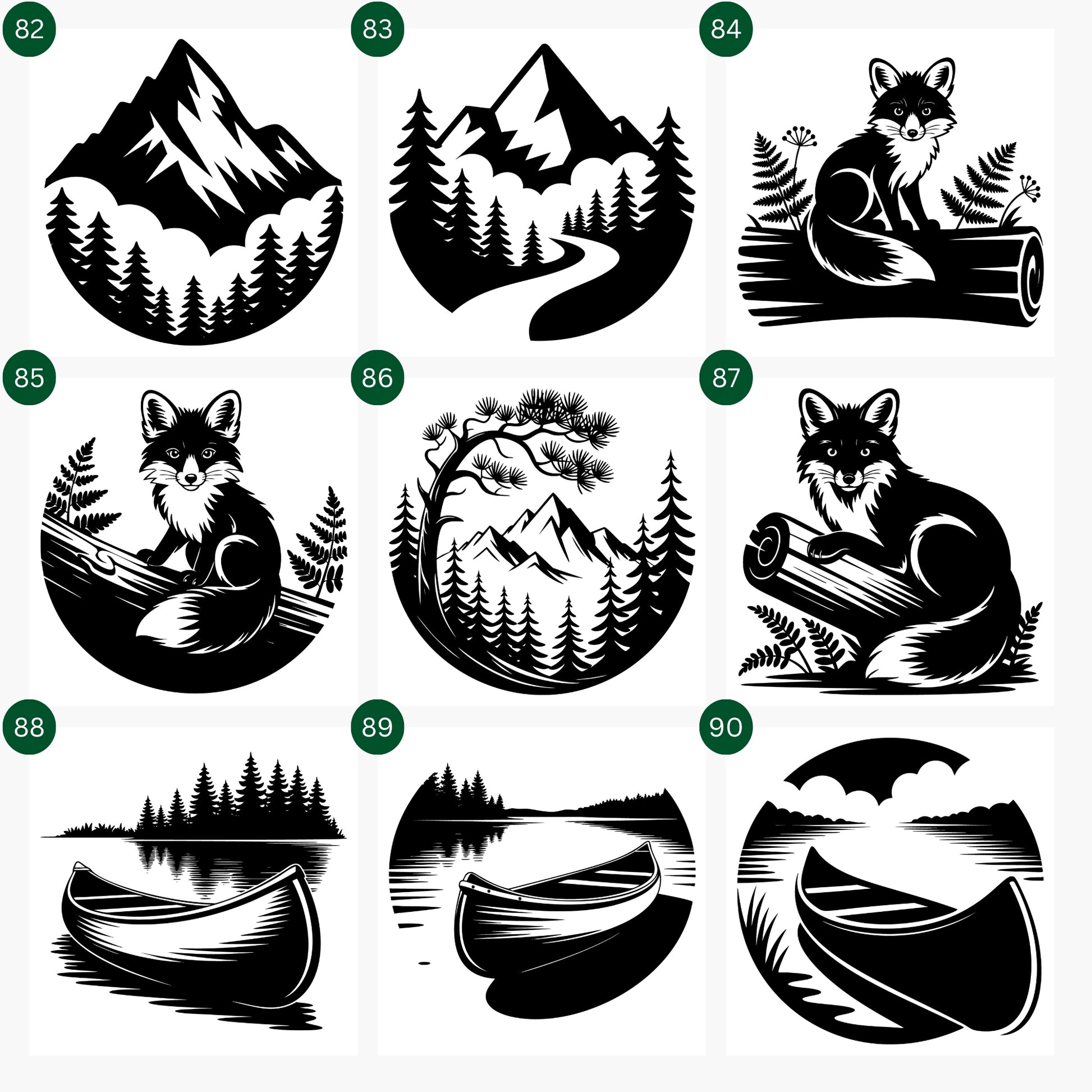 Wilderness SVG Bundle - Craft House SVG