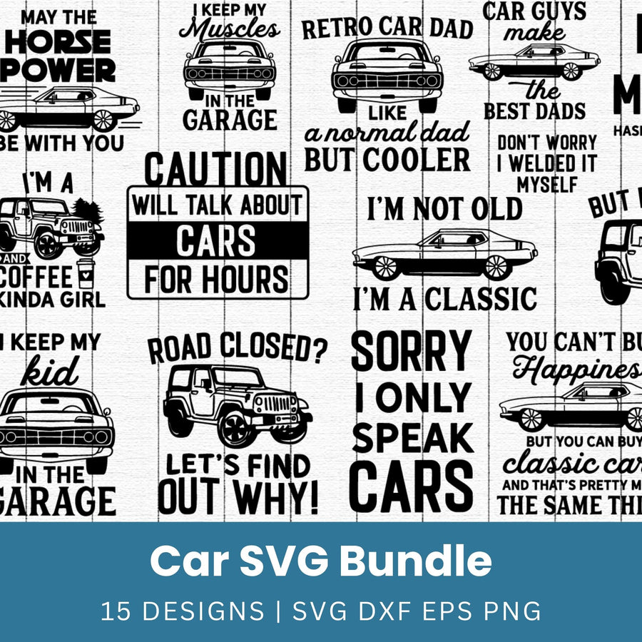 Car Lover SVG Bundle