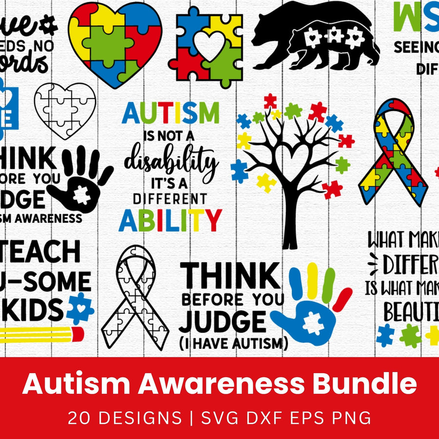 Autism Awareness SVG Bundle