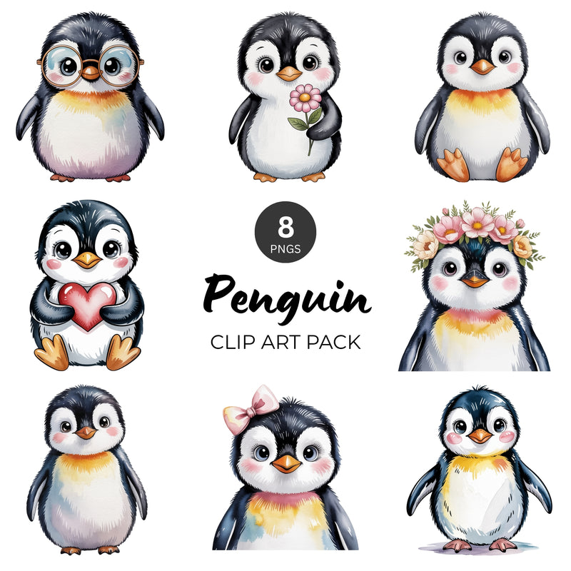 Penguin Clipart Pack