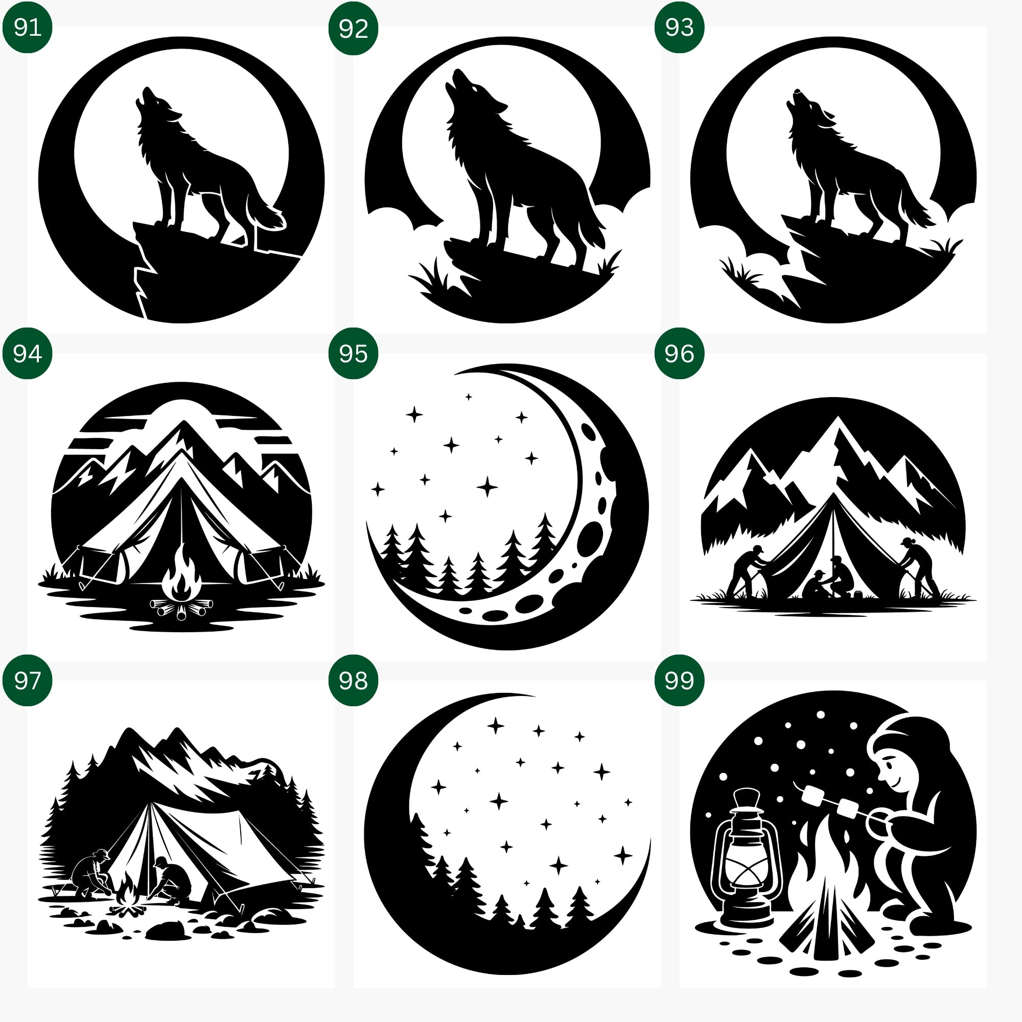 Wilderness SVG Bundle - Craft House SVG