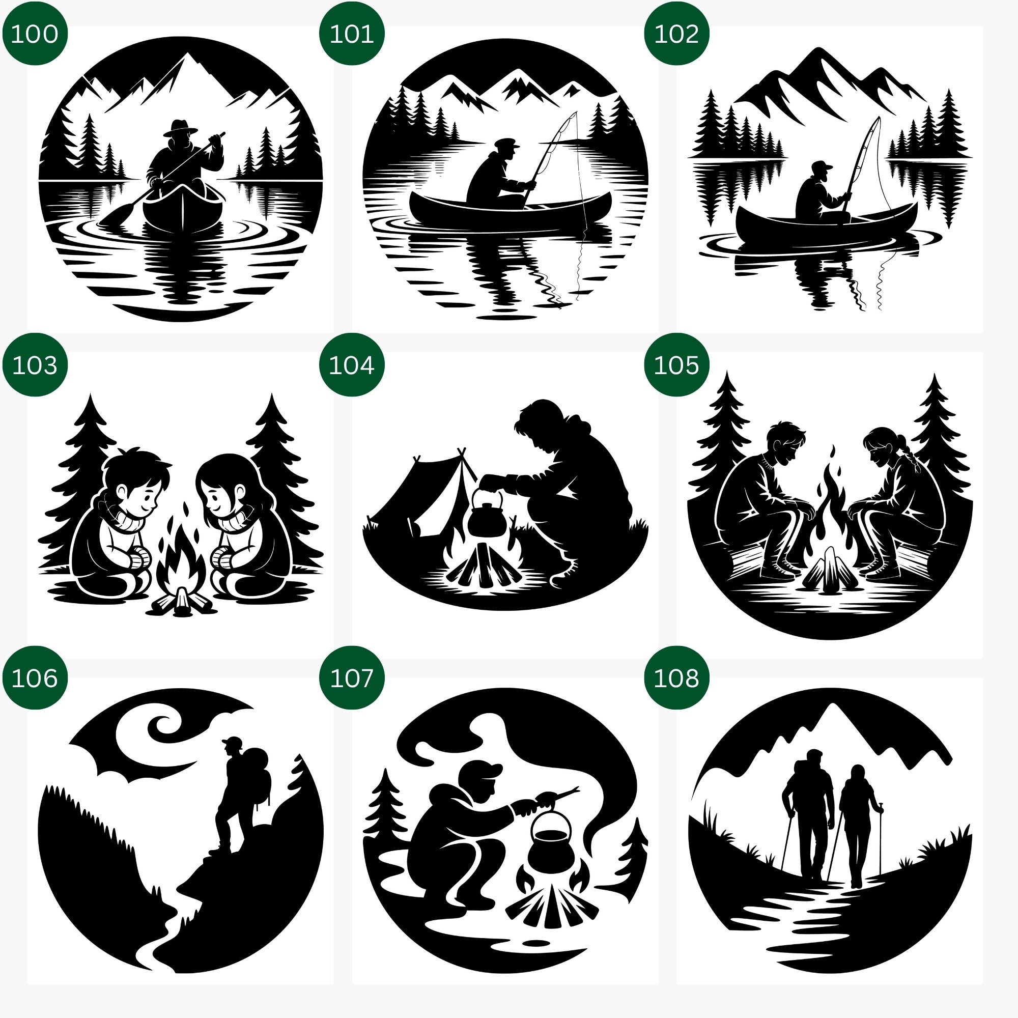 Wilderness SVG Bundle - Craft House SVG