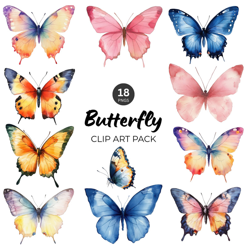 Butterfly Clipart Pack